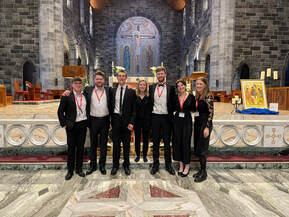 QUSO Committee in Galway Cathedral